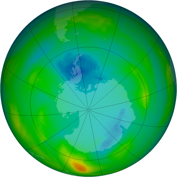 Ozone Map 1979-08-30